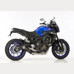 Supersport complete exhaust system - black for: YAMAHA MT-09 RN29, MT-09 Sport Tracker RN29