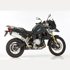 DSX-5 slip on exhaust - silver for: BMW F 850 GS Adventure 4G85, F 750 GS 4G85