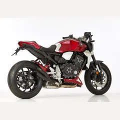 Pro 2 slip on exhaust - matt black for: HONDA CB1000R SC80