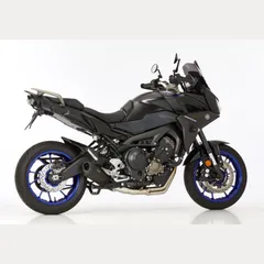 DSX-10 complete exhaust system super short - matt black for: YAMAHA Tracer 900 RN57, Tracer 900 RN43