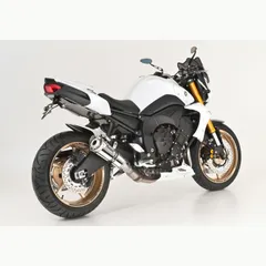 SP Slip on Ersatzdämpfer Super Short - silber Auspuff für: YAMAHA FZ8 Fazer RN25, FZ8 RN25
