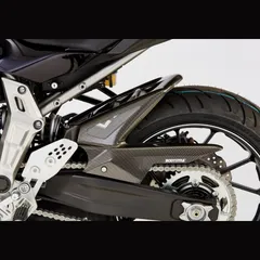 Hinterradabdeckung - Carbon Look Kotflügel für: KAWASAKI Ninja 400 EX400G, Z400 ER400D