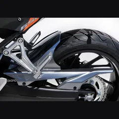 Rear hugger - silver for: HONDA CB650F RC97