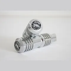 Round Style Soziusfußrasten - silber für: YAMAHA XV1100 Virago 3LP, XV750 4FY