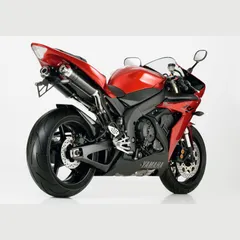 Track 1000 Slip on Ersatzdämpfer Auspuff für: YAMAHA YZF-R1 RN12