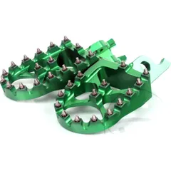 Foot rests / rear peg kit green Accossato