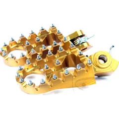 Foot rests / rear peg kit gold Accossato