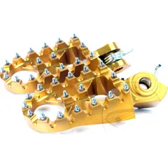 Foot rests / rear peg kit gold Accossato FR796Y