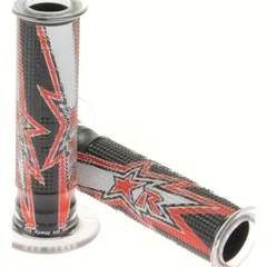 Handlebar set grip Harris EVO 120mm/black-red-weiß