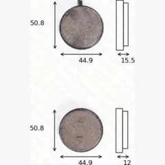 disk brake pads MCB 014 ABE approved