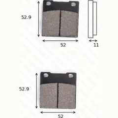 disk brake pads MCB 055 ABE approved