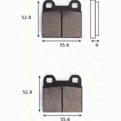 disk brake pads MCB 095 ABE approved