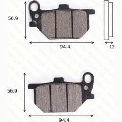 Bremsklötze Scheibenbremsbeläge MCB 503 mit ABE