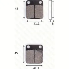 disk brake pads MCB 510 SI ABE approved
