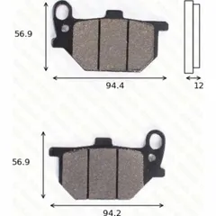 disk brake pads MCB 520 ABE approved