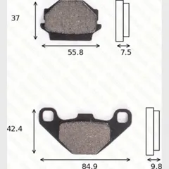disk brake pads MCB 523 SI ABE approved
