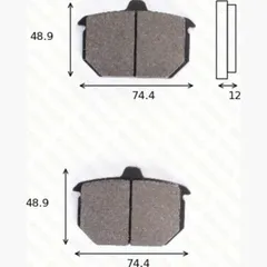 Disc brake pads MCB 527 homologated