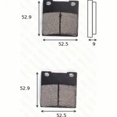 Bremsklötze Scheibenbremsbeläge MCB 531 mit ABE