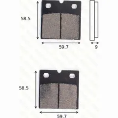 disk brake pads MCB 533 SV ABE approved
