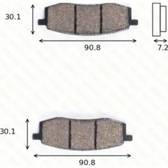 disk brake pads MCB 549 SI ABE approved