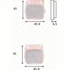 disk brake pads MCB 554 SI ABE approved