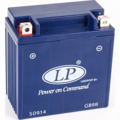 YB9-B 12V/9AH DIN50914 GEL-BATTERIE 135x75x139mm