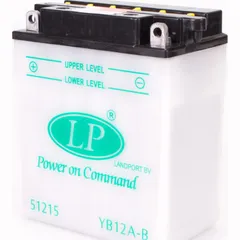 YB12A-B 12V/12AH DIN51215 Dry-Batterie 136x82x162mm