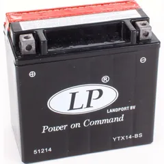 YTX14-BS 12V/12AH DIN51214 für: AGM-Batterie 150x87x145mm