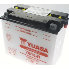 Akku, Motorradbatterie YB16-B 12V/19AH DIN51912 Dry-Batterie 176x101x156mm
