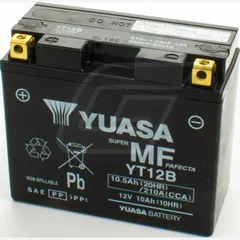 YT12B (Vergl. YT12B-BS) 12V/10AH DIN51291 SLA-Batterie 150x69x130mm