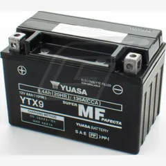 YTX9 / YTR9 (Vergl. YTX9-BS) 12V/8AH DIN50812 SLA Batterie 150x87x105mm