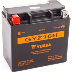 Akku, Motorradbatterie GYZ16H(WC) 12V/16AH SLA-Vliesbatterie L150xB87xH145mm