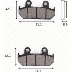 disk brake pads MCB 562 SRQ