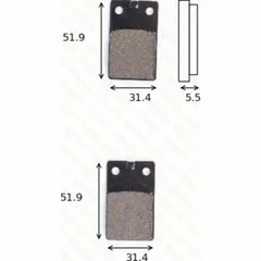 disk brake pads MCB 564 SR