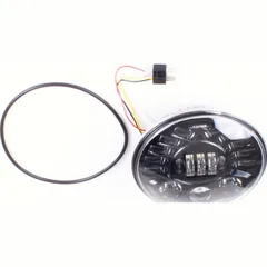 Headlight with adaptive light type 8790 (7"housing ) black E-proofed