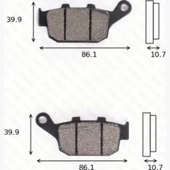 disk brake pads MCB 585 SH ABE approved