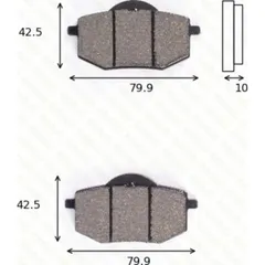 disk brake pads MCB 587 ABE approved