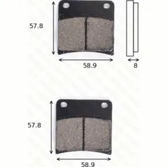 disk brake pads MCB 591 SH ABE approved