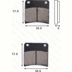 disk brake pads MCB 591 ABE approved