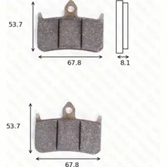 disk brake pads MCB 593 SRQ