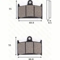 disk brake pads MCB 595 SV ABE approved