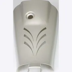 Battery cover, silver for: Yamaha Aerox/MBK Nitro silver