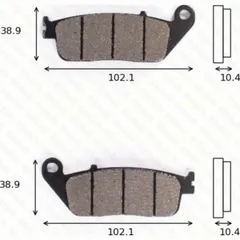 Disc brake pads MCB 631 SRM homologated
