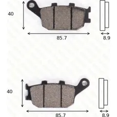 Bremsklötze Scheibenbremsbeläge MCB 634 SH mit ABE