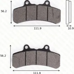 disk brake pads MCB 635 RQ