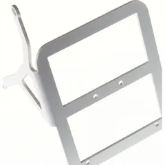 Anodized alu-number plate support for Morini motors (old variation)
