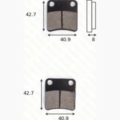 disk brake pads MCB 647 ABE approved