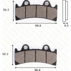 disk brake pads MCB 656 ABE approved
