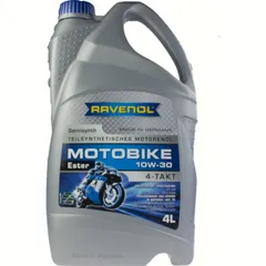 10W-30 teilsynthetisches 4-Takt-Motorradöl Ester 4L.