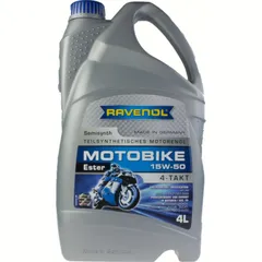 15W-50 semi-synthetic 4-stroke motorbike oil Ester 4L.